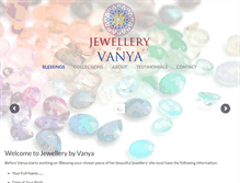 Tablet Screenshot of jewellerybyvanya.com